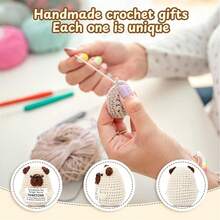 1-delad minivirkad valp är inte bara en fin present, utan också utformad för att lysa upp din dag och sprida en positiv atmosfär när som helst och var som helst. Med sitt glada utseende och inspirerande meddelandekort är det det perfekta valet för alla. - Multifärgad - Visa 2