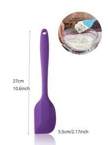 1 件装宠物罐头勺，猫湿粮搅拌勺，多功能硅胶刮刀，食品刮刀黄油刮刀烘焙，易于清洁，奶油刮刀，硅胶刮刀，果酱刮刀，耐高温奶油刮刀，搅拌和烘焙工具蛋糕刮刀，可用于切割甜点蛋糕。 - 查看 6