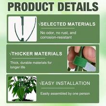 7pcs Stackable Tree Branch Plant Support Rack, Stackable Plastic Plant Support Structure Suitable For Indoor And Outdoor Potted Plants, Vines, Flowers - C - View 8