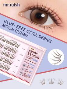 30对免胶假睫毛 - 小兔子系列 - 精致自然的兔耳造型，打造青春少女眼妆，来自 MR.WISH - B - 查看 1