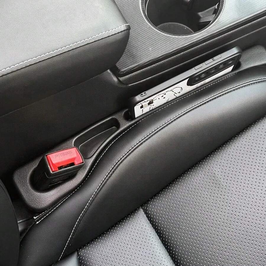 Car Seat Gap Storage - Beige - View 1
