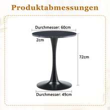 Dining Tables - Black + Medium Density Fiberboard + Metal - View 8