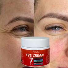 MELAO 7合1抗衰老眼霜，蕴含牛油果、胶原蛋白、视黄醇、维生素C和烟酰胺，有效减少皱纹、黑眼圈和眼袋，保湿提亮，50克/1.76盎司 - 50g - 查看 4