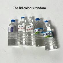 5pcs/10pcs/20pcs 1:12 Scale Resin Miniature Realistic Mineral Water Bottle Model - Dollhouse Micro Gift Toy Decor Accessories (Random Styles) - Multicolor - View 8