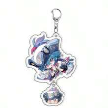 Mingswell 亚克力钥匙扣 定制动漫周边背包挂件，礼物，节日礼物，生日礼物，完美礼物 - 彩色 - 查看 16