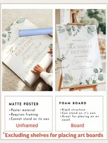 Customized PVC Board/Plaque - Personalized Photo/Text/Logo Plastic Board, Suitable For Wedding, Party, Birthday, Graduation And Other Occasions DIY Entrance Display, Customizable Photo Display Plastic Board,Home Decor Living Room, Birthday Gift - Multicolor - View 4