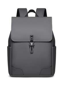 1个新款简约大容量商务旅行笔记本电脑背包，男士日常通勤大学生背包 - 彩色 - 查看 16