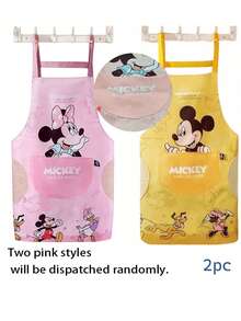 Disney Authentic Waterproof & Oil-Proof Apron, Comfortable Kitchen Cooking Apron, Unisex Design - Multicolor - View 8