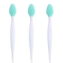 Cepillo de aseo para gatos para el acné de la barbilla, cepillo exfoliante para las manchas negras en el pelaje del gato, raspador de silicona suave para el cuidado del acné de la barbilla del gato. 94P7 - 1 pieza - Ver 2
