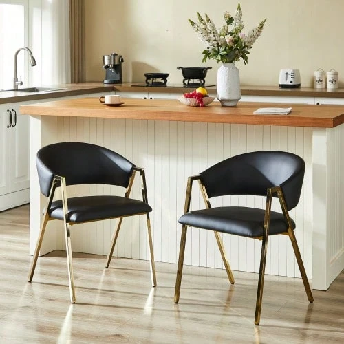 Dining Chairs - Black - View 1