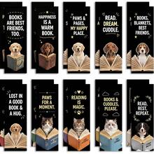 20 chiếc đánh dấu sách hình mèo và chó, những chiếc đánh dấu sách chủ đề câu nói hay, phụ kiện đọc sách thẩm mỹ dành cho người yêu sách và người yêu thú cưng. - Nhiều màu - Xem 1