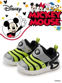 Disney Authorized collaboration with  | A pair of  children's sneakers, suitable for daily, festival, sports, and outdoor wear. It fits the foot comfortably, is anti-slip, wear-resistant, and breathables's's's's's's。 sneakers, girls' sneakers, girls' board shoes) - 黑色 - 查看 1