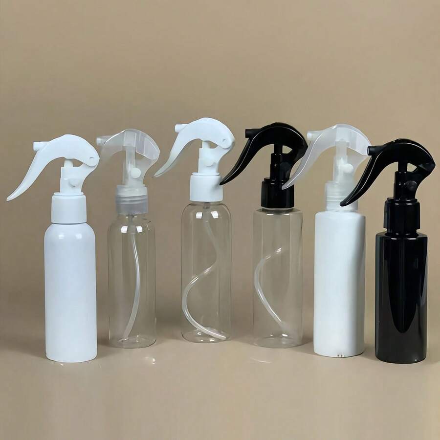 3pcs Spray Bottle Set/Color Optional, 100ml Small Transparent Empty Spray Bottle, Travel Size Liquid Sprayer Suitable For Cosmetics, Cleaning And Personal Care (Style Random) - Multicolor - View 1