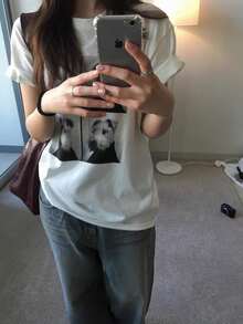 Women T-Shirts - White - View 3