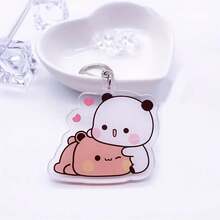 Creative 2D Acrylic Keychain, Cartoon Anime DIY Personalized Bag Pendant Accessory - View 3