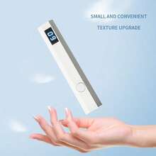 Lámpara de uñas UV mini, secador de uñas LED recargable por USB portátil, lámpara de uñas manual adecuada para esmalte de gel, set de 2 en 1 que incluye lámpara de uñas y cable, compacta y elegante, gran regalo - Multicolor - Ver 7