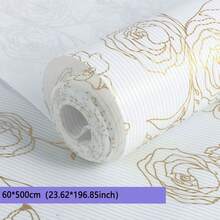 1卷玫瑰金装饰性架子垫，不粘抽屉垫，冰箱垫，防水橱柜垫，EVA材质，适用于厨房、浴室、餐厅，经济实惠的升级之选，提升幸福感 - 線描玫瑰金 - 查看 20