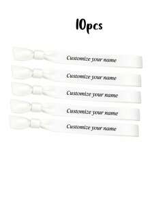 [Personalizado] Pulseras para fiestas personalizadas, pulseras de cinta desechables, pulseras de registro de eventos de conferencia, personalizadas para actividades, cumpleaños, bodas, reuniones grupales, festivales de música y conciertos, que agregan un ambiente festivo a los conciertos de música y celebraciones festivas - Multicolor - Ver 33