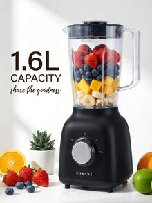 Licuadora y molinillo 2 en 1, licuadora eléctrica totalmente automática de acero inoxidable para uso doméstico, de gran capacidad, con cuchillas de acero inoxidable y vaso de alta dureza - Tipo de Enchufe A Japonés (100V) - Ver 5