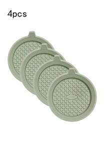 2 miếng lót cốc bằng silicon chống trượt - Phụ kiện ô tô - Trang trí nội thất bền bỉ - Trang trí xe hơi - Nhiều màu - Xem 24