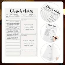 2/4 Christian Notebooks - Self-Adhesive Religious Notebooks With Scripture Index, Bible Study Journal, 5.5x8.5inch, 25 Pages Each, Suitable Pastors, Sunday Schools, Supplies, Tear-Off Pages, Self-Adhesive Notes, Leaders - 2 - View 4
