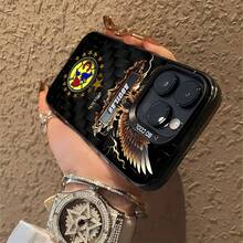 Estuche para teléfono con diseño de águila y rayo Compatible con estuches para teléfonos   17  16 Pro Max  15 Pro Max  13 y  12 Hecho de material de TPU, diseño nuevo y elegante que brinda protección contra golpes y caídas Un gran regalo para familiares, amigos, seres queridos, novios/novias y para días festivos y aniversarios - Negro - Ver 5