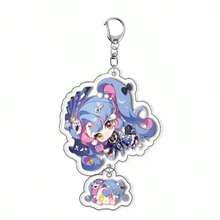 Mingswell 亚克力钥匙扣 定制动漫周边背包挂件，礼物，节日礼物，生日礼物，完美礼物 - 彩色 - 查看 10