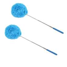 1个超细纤维吊扇除尘掸 - 可伸缩至12英寸，长柄设计，防尘，可重复使用，机洗，易于清洁，专业高处除尘掸，家用，吊扇清洁用品，实用家居用品 - 彩色 - 查看 11