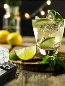 1pc Silicone Ice Cube Tray, Single Layer Multi-Compartment Ice Mold, 15/24 Grids - Multicolor - View 4