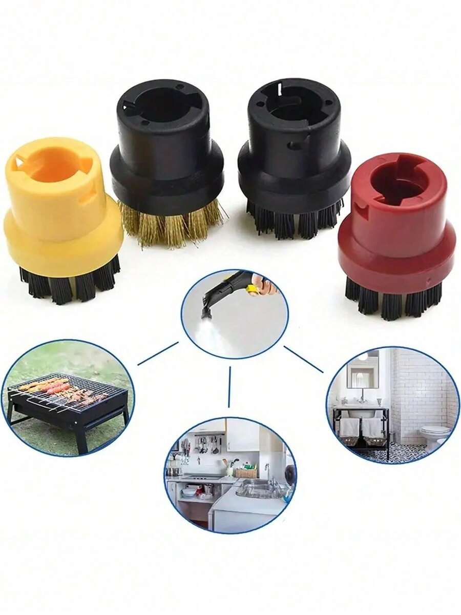 1件/2件装凯驰蒸汽清洁器配件，适用于凯驰SC1、SC2、SC3、SC4、SC5蒸汽清洁器刷头 - 乙+丁 - 查看 1