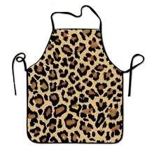 1pc Cow Print Pattern Apron, Unisex Adult Apron, Personalized Fashion Home Kitchen Apron - Multicolor - View 6