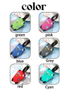 Personalized Luggage Tag, Customized Luggage Label, Traveler's Gift, Graduation Gift, Wedding Party Gift, Family Gift, Gift For Friends And Family, Essential For Business Trip And Travel - Multicolor - View 5