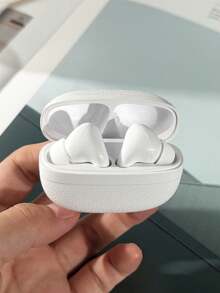 VLDCO V5.3蓝牙耳机，具备降噪功能、强劲立体声低音、24小时超长续航（180mAh电池）、轻巧耳挂式设计，支持免提通话，兼容所有智能手机。 - 查看 3