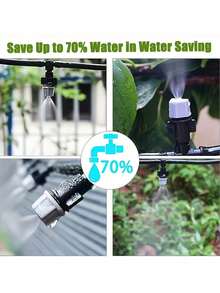 花园灌溉系统滴灌套件，适用于花园、温室、花坛、露台、草坪的自动灌溉设备 - 灌溉套裝 - 查看 5