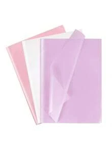 10/30/100 Papel de seda de unicolor - Papel de embalaje rosa elegante, a granel, adecuado para bodas, cumpleaños, proyectos DIY, Halloween, embalaje navideño, decoraciones artesanales - Multicolor - Ver 11