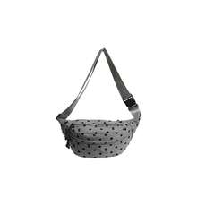 1pc Polka Dot Print Waist Bag With Zipper Closure, Casual Crossbody Bag Suitable For Teens, All Seasons Daily Use - A - View 7
