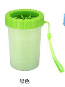 1pc Random Color Pet Paw Cleaning Cup, Portable Silicone Pet Foot Cleaning Brush, Random Color Chime - Multicolor - View 15
