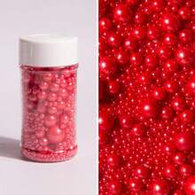 3oz/85g Mixed Pearl Cake Decorations - Suitable For Celebration Events, Weddings, Parties, Christmas Cupcake Decorations, Candy Decorations, Wedding Cake Decorations - Multicolor - View 17
