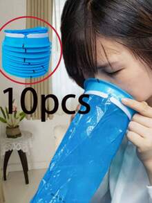 10/5 túi chống say xe di động, thích hợp cho trường mẫu giáo, bệnh viện, trường học, túi nôn dùng một lần - Nhiều kiểu dáng - Xem 14