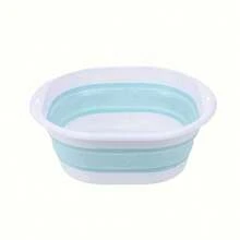 1/2/3 chiếc Bồn tắm gấp gọn cỡ lớn màu xám - Chậu rửa mặt, bồn tắm, bồn ngâm chân di động dày dặn và bền chắc, vật dụng cần thiết cho phòng tắm, thiết kế gấp gọn tiết kiệm không gian cho gia đình, phòng tắm và phòng ngủ. - Màu xanh lam - Xem 4