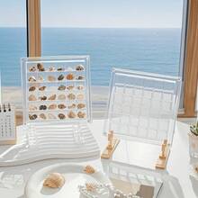 1个方形亚克力外壳展示盒，36格透明标本展示盒，磁吸式封口，高透明度，适合日常收集 - 無色 - 查看 5