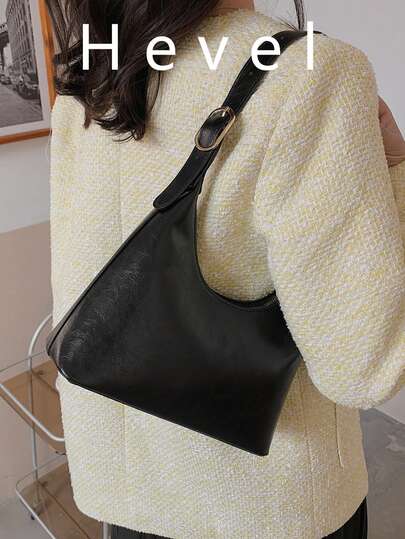 Fashionable Baguette Shoulder Bag For Women, Casual Small Crossbody Handbag Suitable For Outing, Shopping