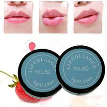 2支装唇部胶原蛋白润唇膏，MELAO唇部胶原蛋白护理，蕴含天然水果萃取物，深层滋润丰盈双唇，减少干燥，滋养柔滑双唇，令双唇柔软水润，5克/0.18盎司 - fresh - 查看 4