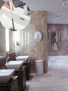 1pc Flexible Drain Cleaner Brush, Bathroom Hair Clog Remover, Sink Drain Cleaning Tool - White - View 6