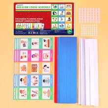 Time Planner, Daily Task Organizer, Cultivates Time Management Skills, Detachable & Reusable, Girls Toy, Ramadan Gift, Back-To-School Gift - Early Childhood Cognitive Cards - View 13