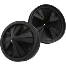 2Pcs Black Garbage Disposal Splash Guards 87mm/ 3 3/8 Multi - Function Sink Baffle Drain Cover Garbage Disposal Rubber Drain Insert Waste King And Whirlaway (Style 1) - Style 1 - View 1