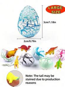 5/10/20/60pcs White Cracked Hatching Eggs, Expand When Dissolved In Water, Suitable For Birthday Party Activities Ages 14+ - Multicolor - View 9