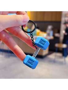 1-2 chiếc móc khóa hình tạ mini cá nhân hóa, móc khóa kim loại hình tạ mini tối giản thời trang, móc khóa hình dụng cụ tập thể dục mini thực tế, quà tặng tiệc tùng, quà Giáng sinh - Nhiều màu - Xem 13