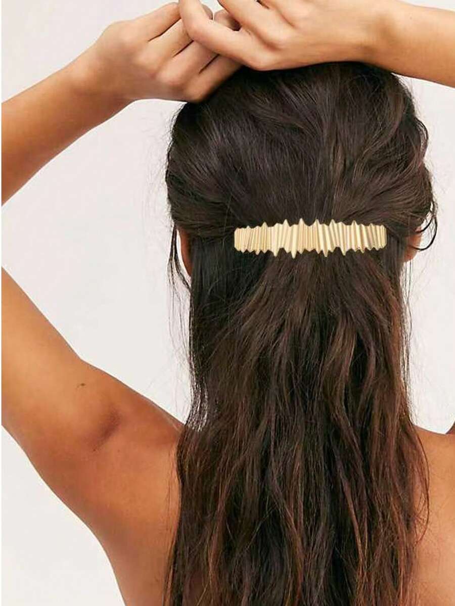 2026 New Arrival Metal Niche Design Spring Clip Hair Clip, High-End Hair Slides Side Clip Bangs Hair Clip For Women - Multicolor - View 1