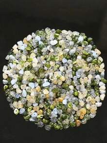 Acrylic Irregular Blending Small Crushed Stone Scattered Beads Handmade Bead Bracelet Materials, Mobile Phone Chain Accessories, DIY Hairpins, Headwear, Shoes, Hats, Handbags, Bead Embroidery Crafts, Etc - Multicolor - View 1